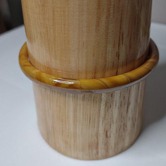 Caramel Colored 8.5 Inch Glass Bangle - Picture 12 of 14
